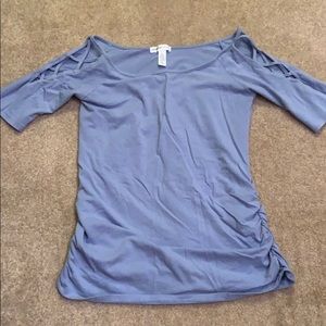 Cute sleeve maternity shirt